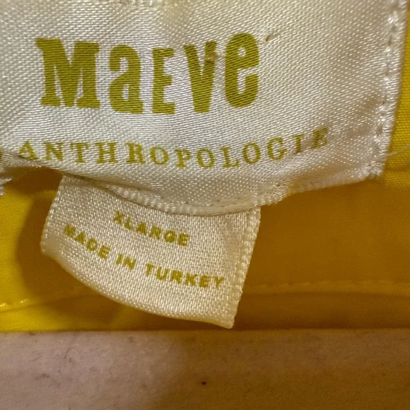 Maeve Sunny Yellow Shirt Dress - Picture 3 of 6